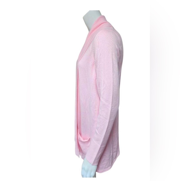 EUC Lilly Pulitzer Light Beautiful Pink Open Cardigan, Size Medium. - Picture 7 of 14